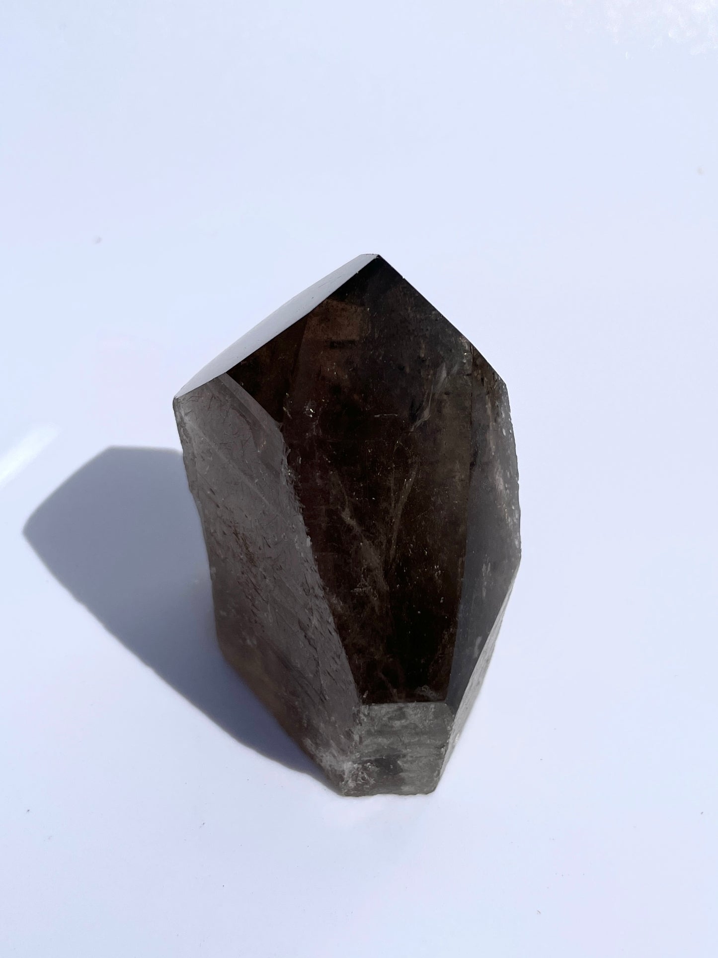 Smokey Quartz Rough & Polished Point