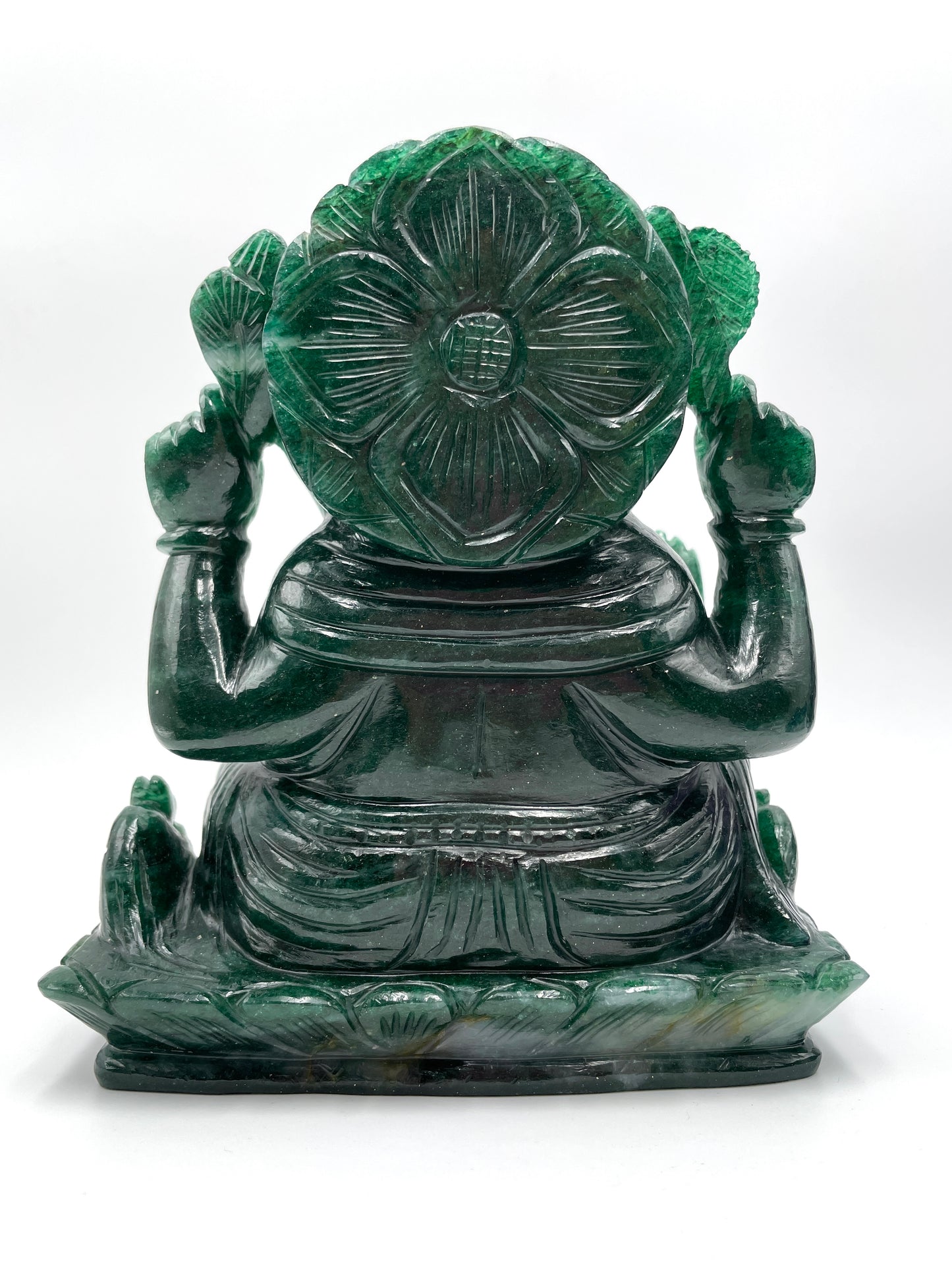 Green Aventurine Ganesh - Large