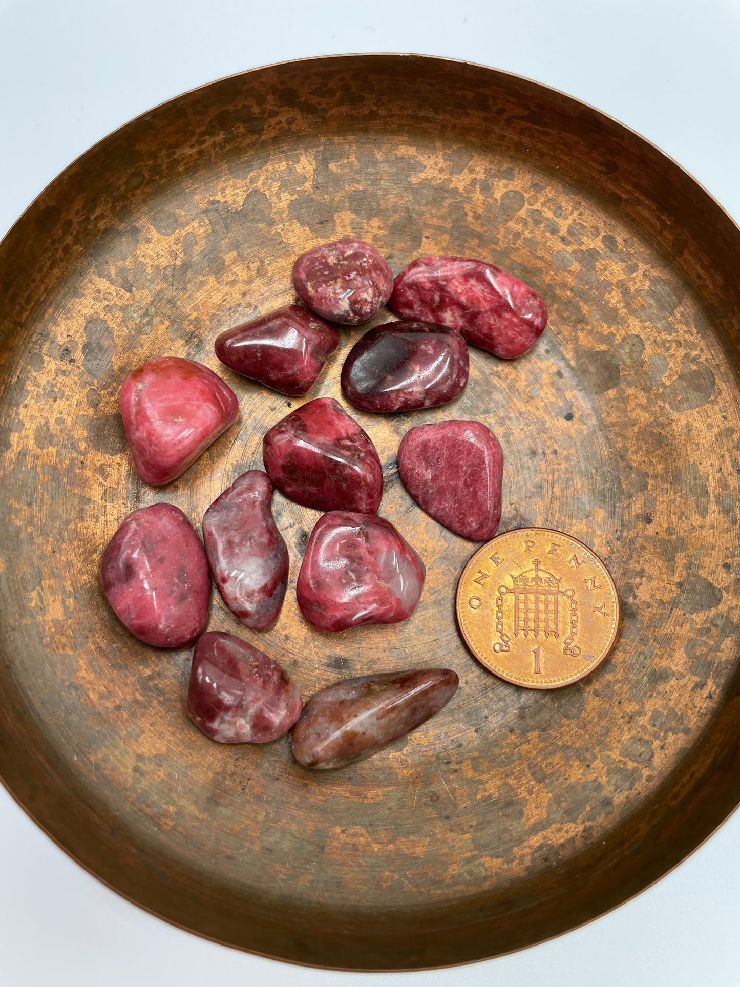 Thulite Tumbled Stone