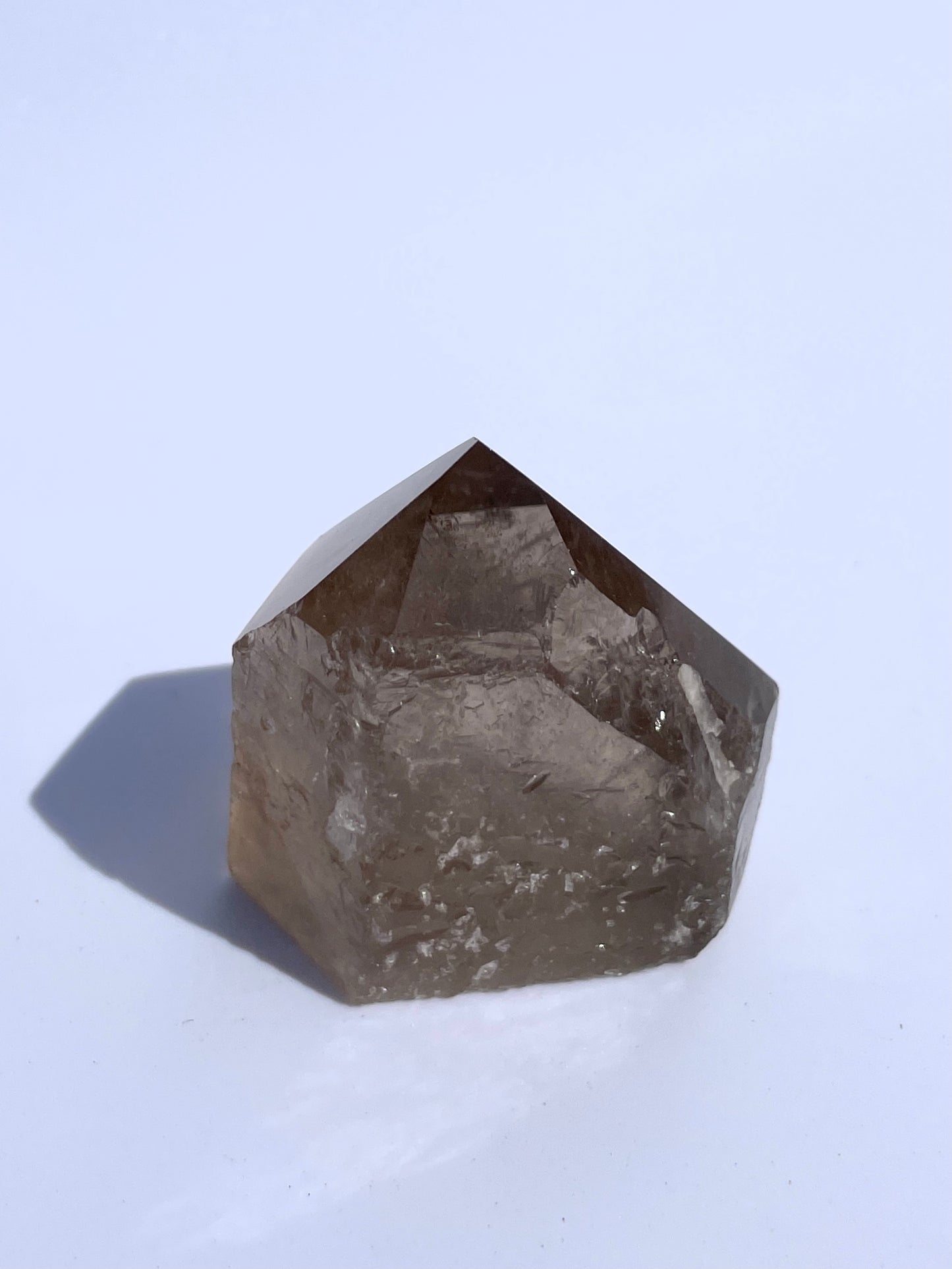 Smokey Quartz Rough & Polished Point