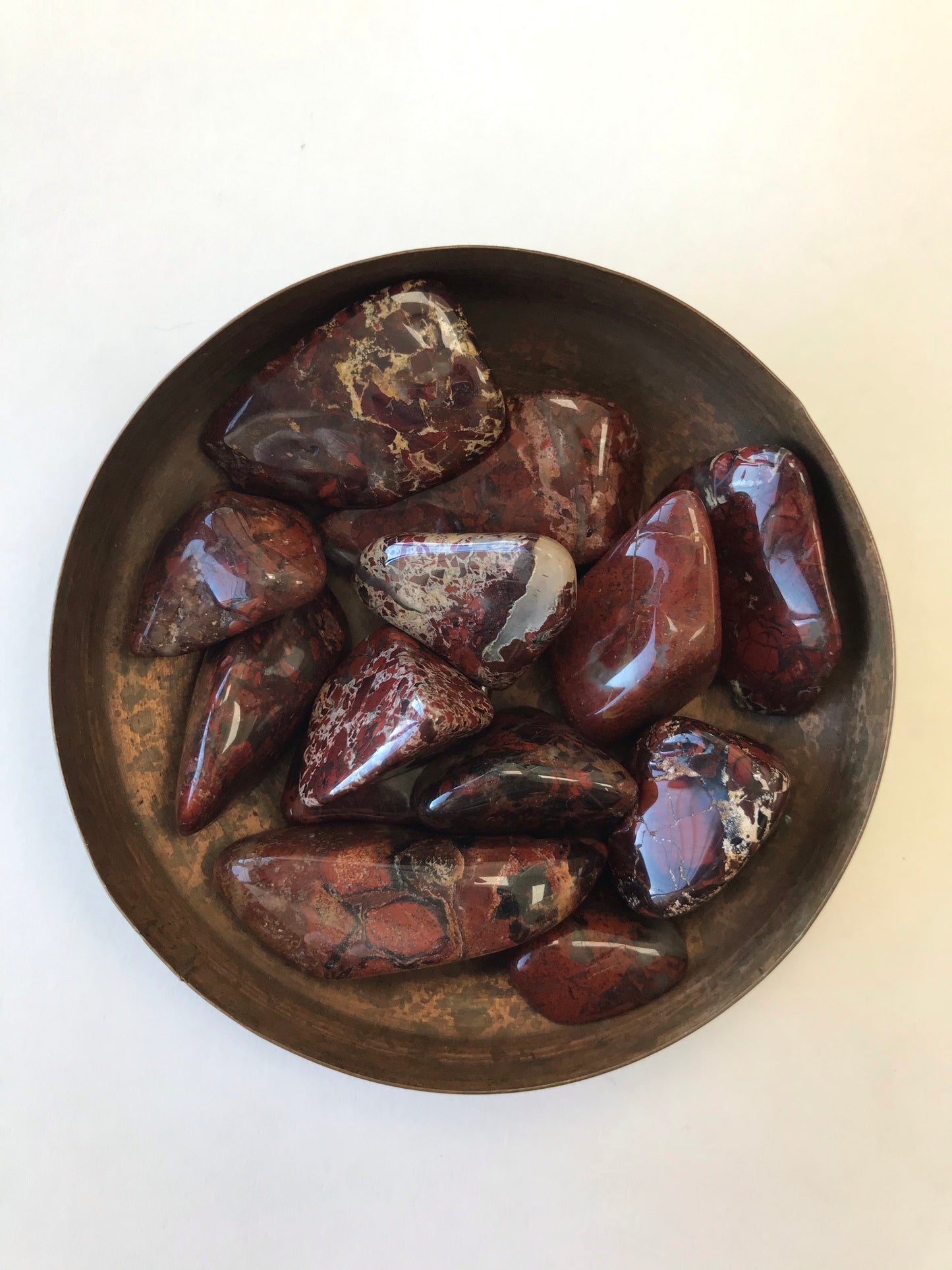 Brecciated Jasper Tumbled Stone