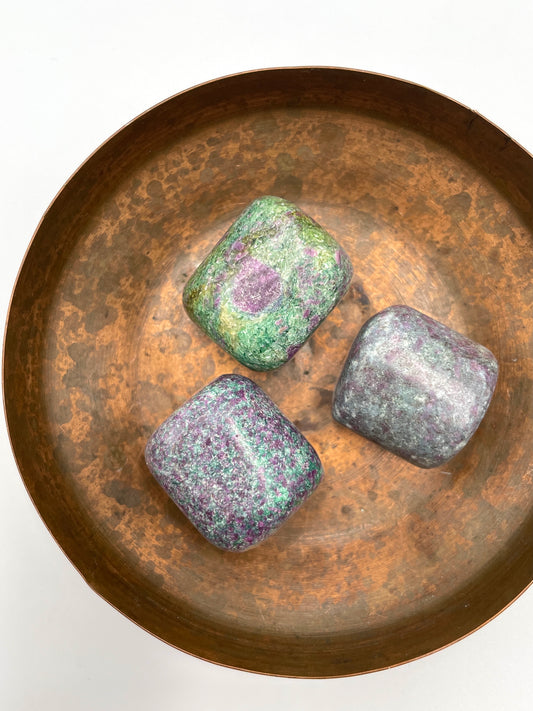 Ruby In Fuchsite Tumbled Stone