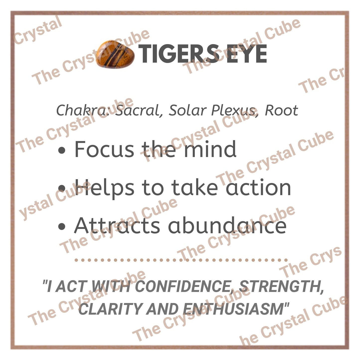 Crystal Description Card