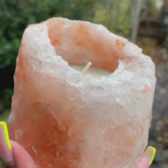 Himalayan Salt Candle Holder 