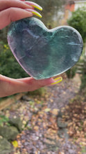 Load and play video in Gallery viewer, Fluorite Heart - Large
