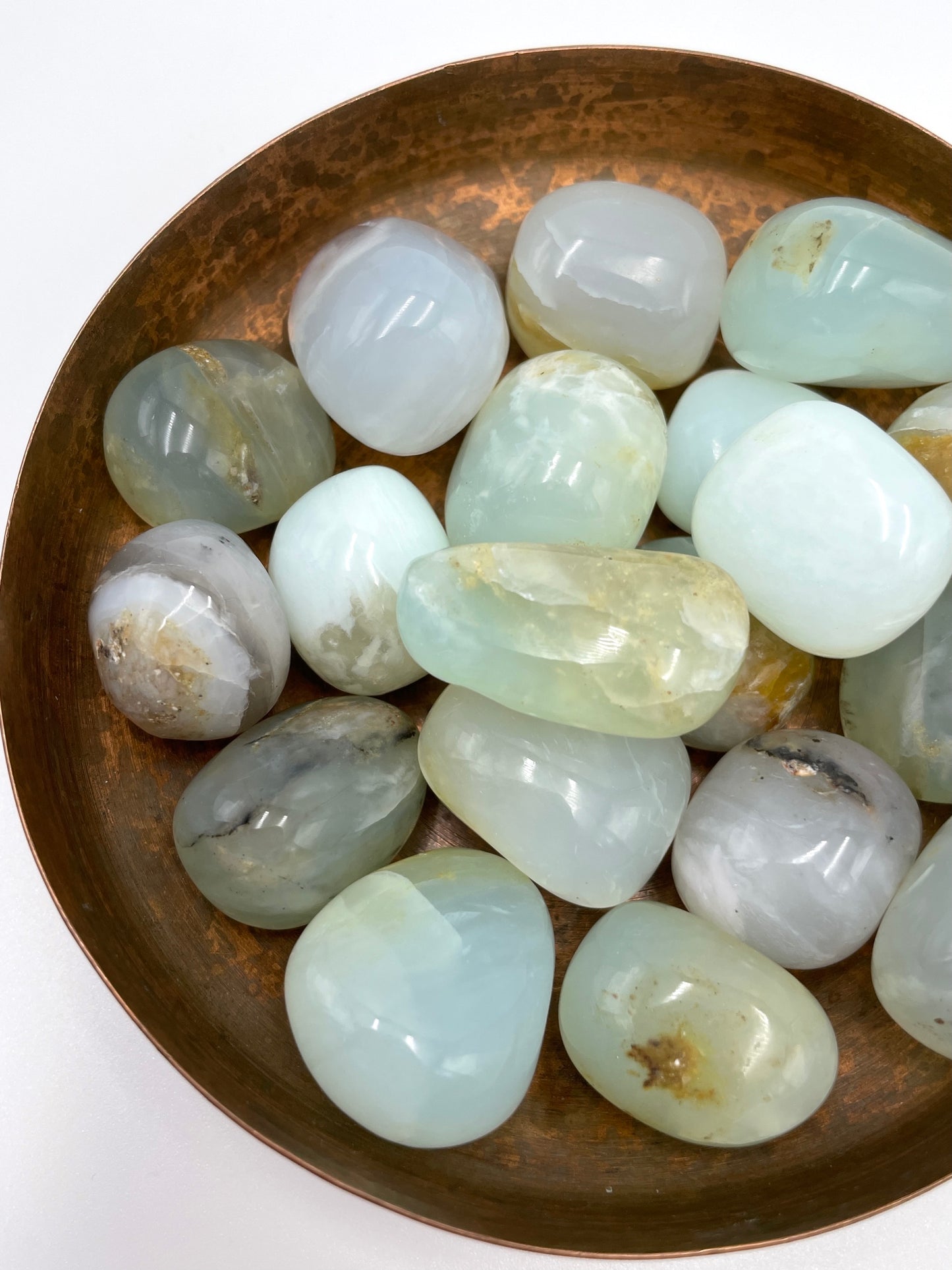 Blue Opal Tumbled Stone