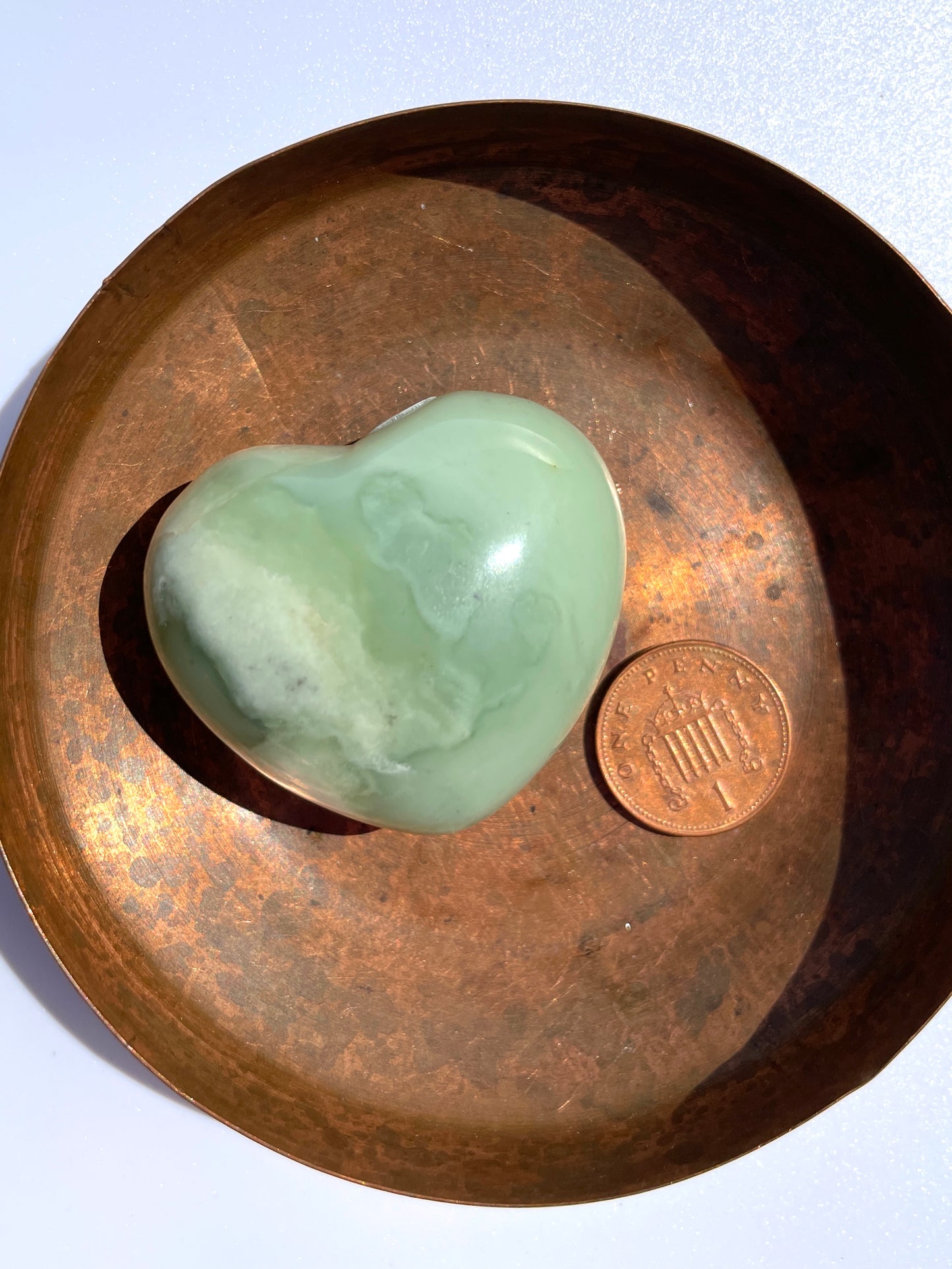 Jade Serpentine Heart