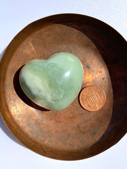 Jade Serpentine Heart