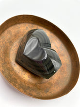 Load image into Gallery viewer, Rainbow Obsidian Double Heart
