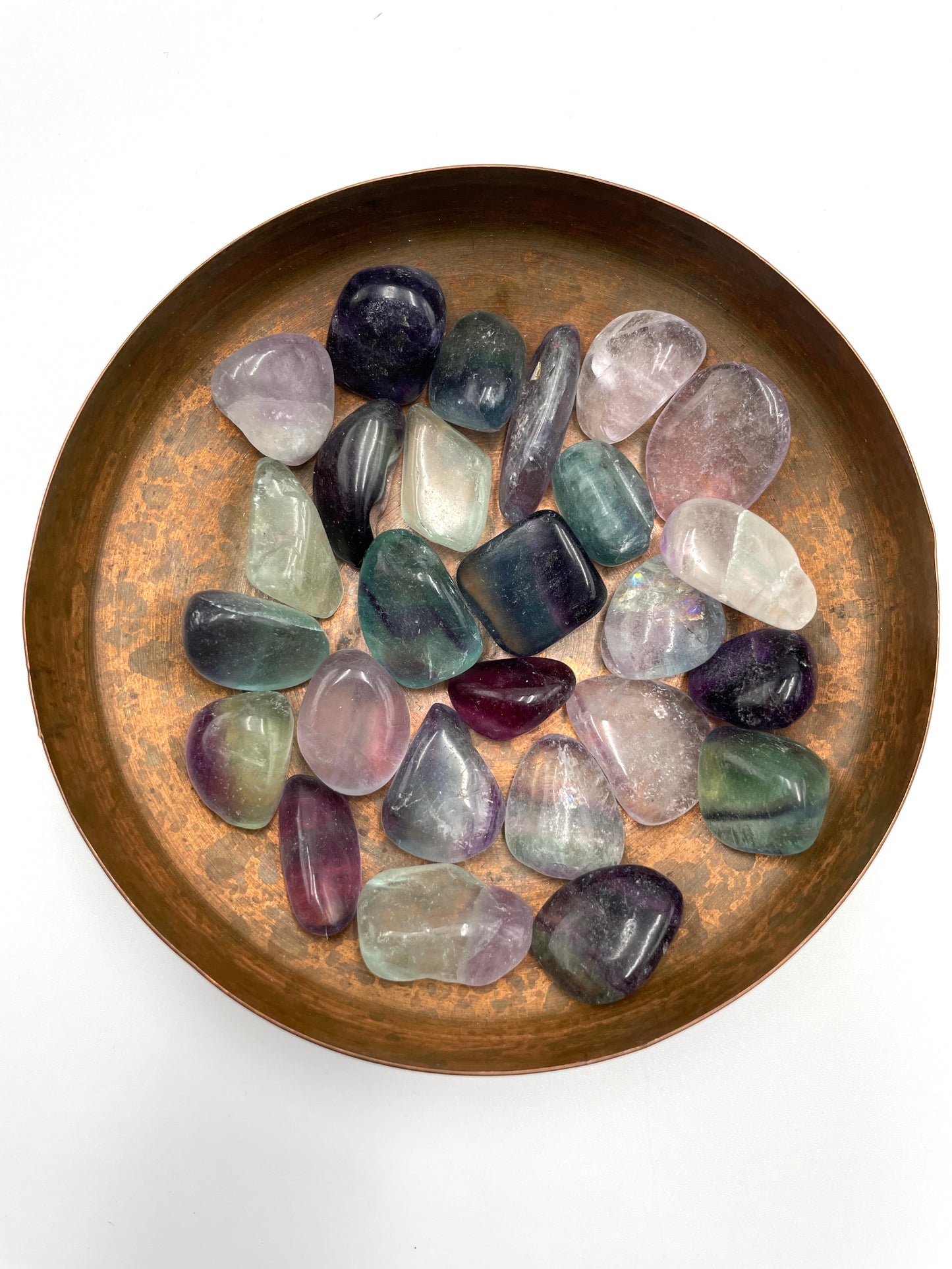 Rainbow Fluorite Tumbled Stone