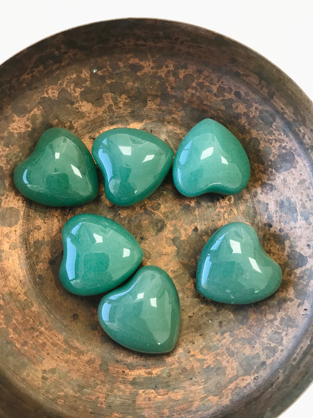Aventurine Puff Heart