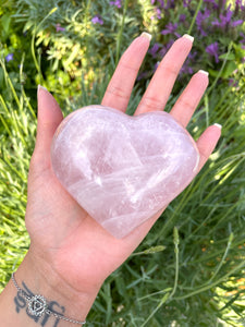 Rose Quartz Heart Large (Imperfect)