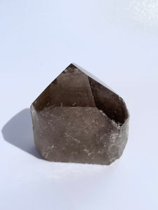 Smokey Quartz Rough & Polished Point