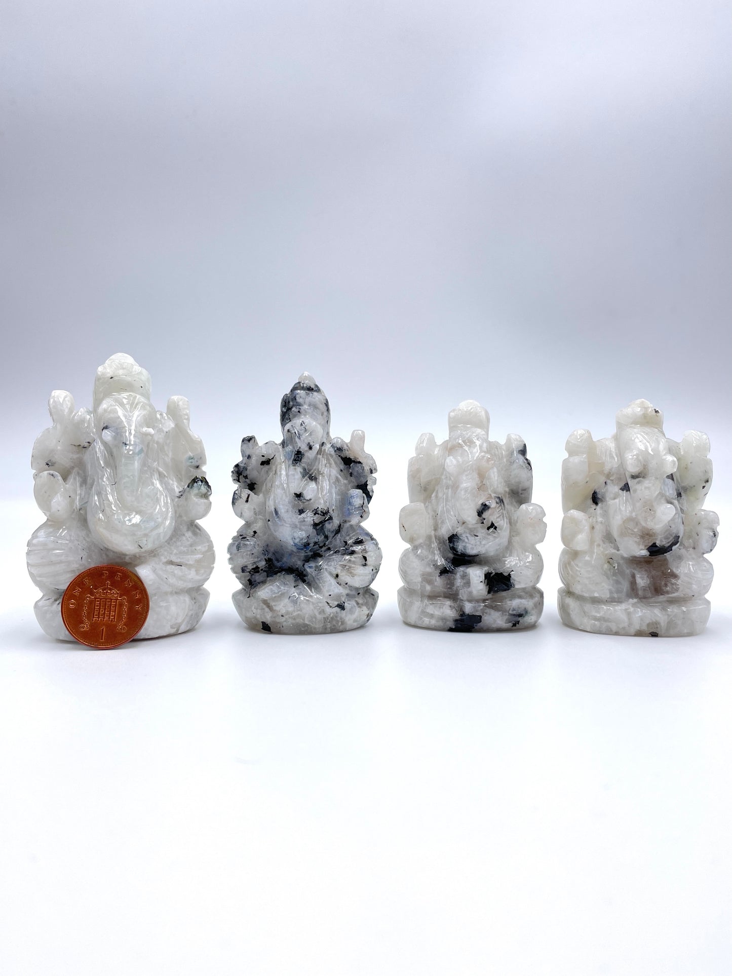 Ganesh - Rainbow Moonstone