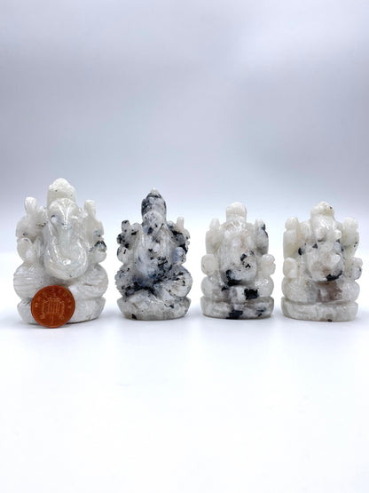 Ganesh - Rainbow Moonstone