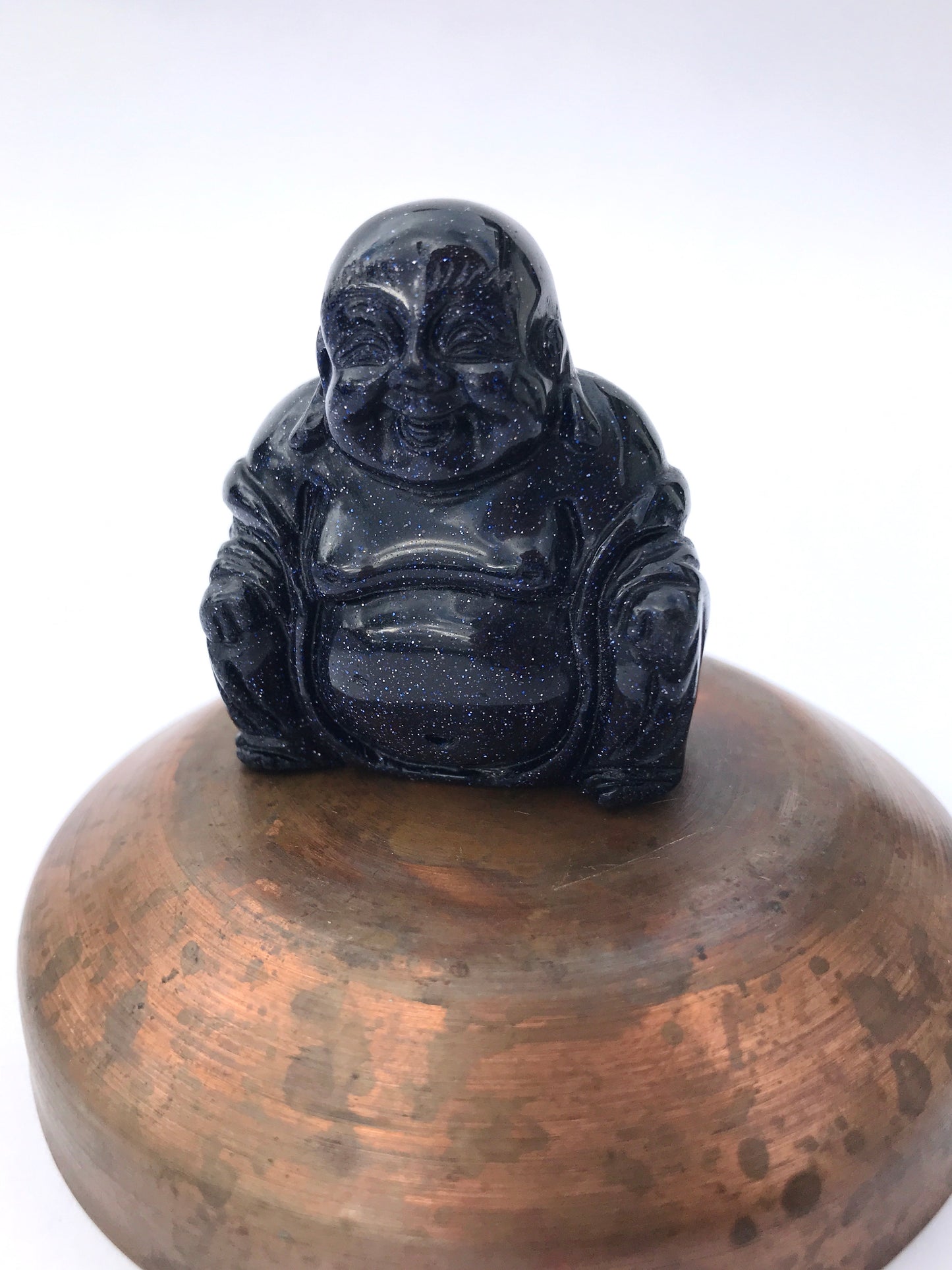 Blue Goldstone Buddha