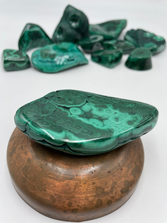 Malachite Polished Bubble - A