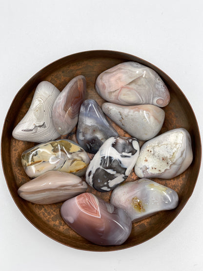 Agate Pink Botswana Tumbled Stone