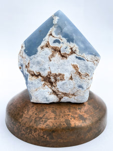Angelite Rough & Polished Point
