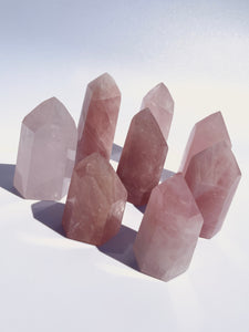Rose Quartz Polished Point