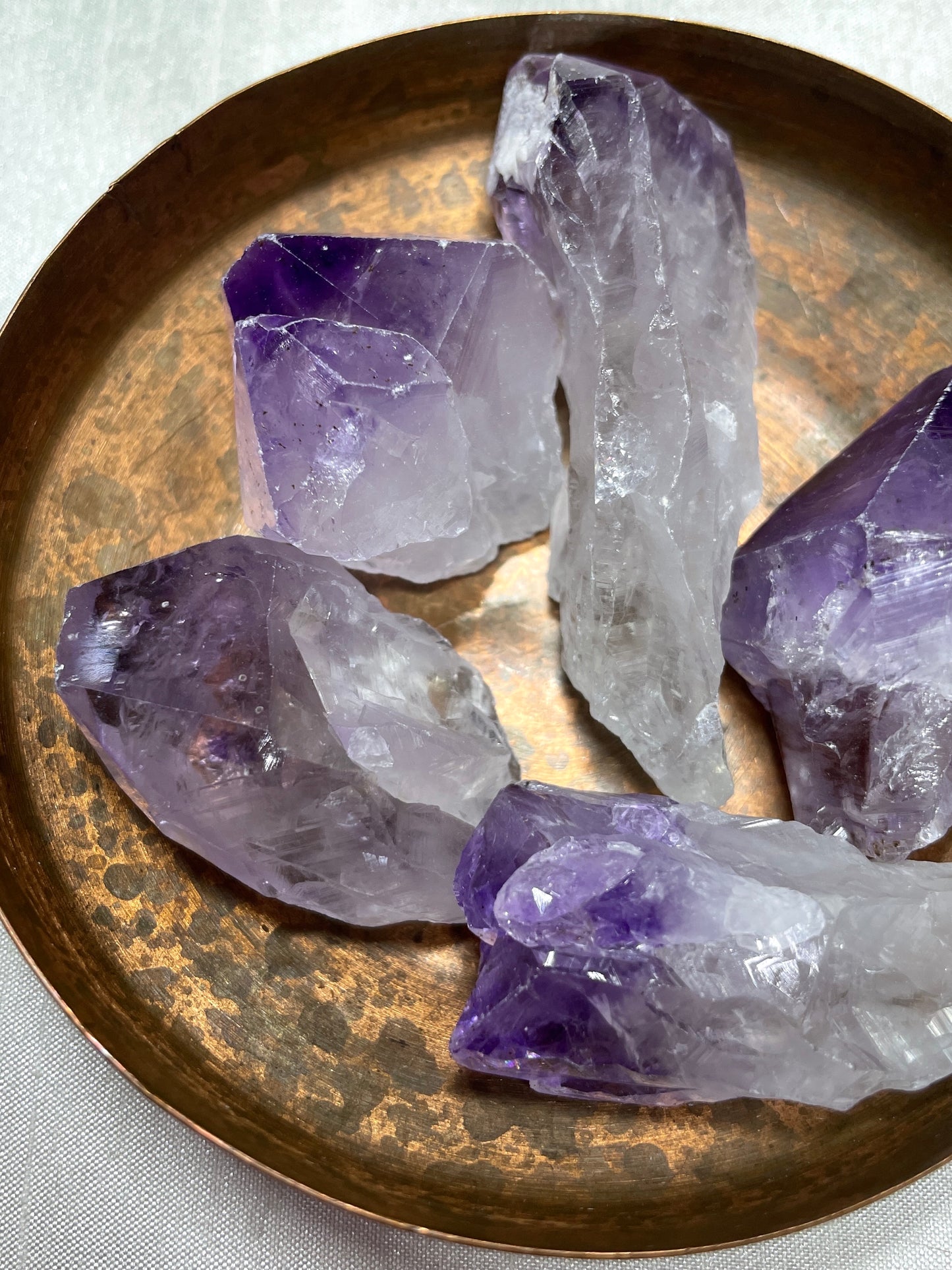 Amethyst Rough Points