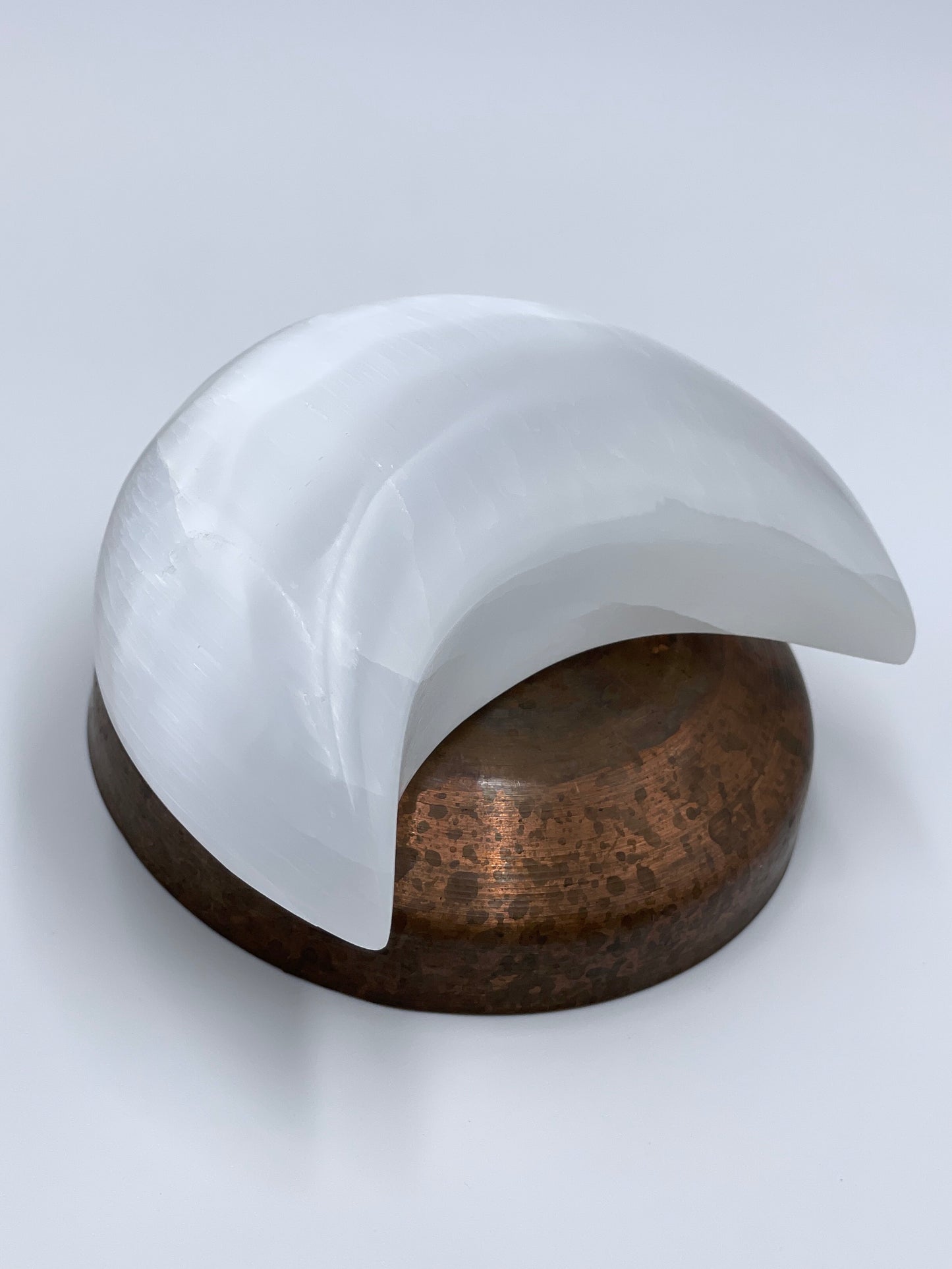 Selenite Crescent Moon