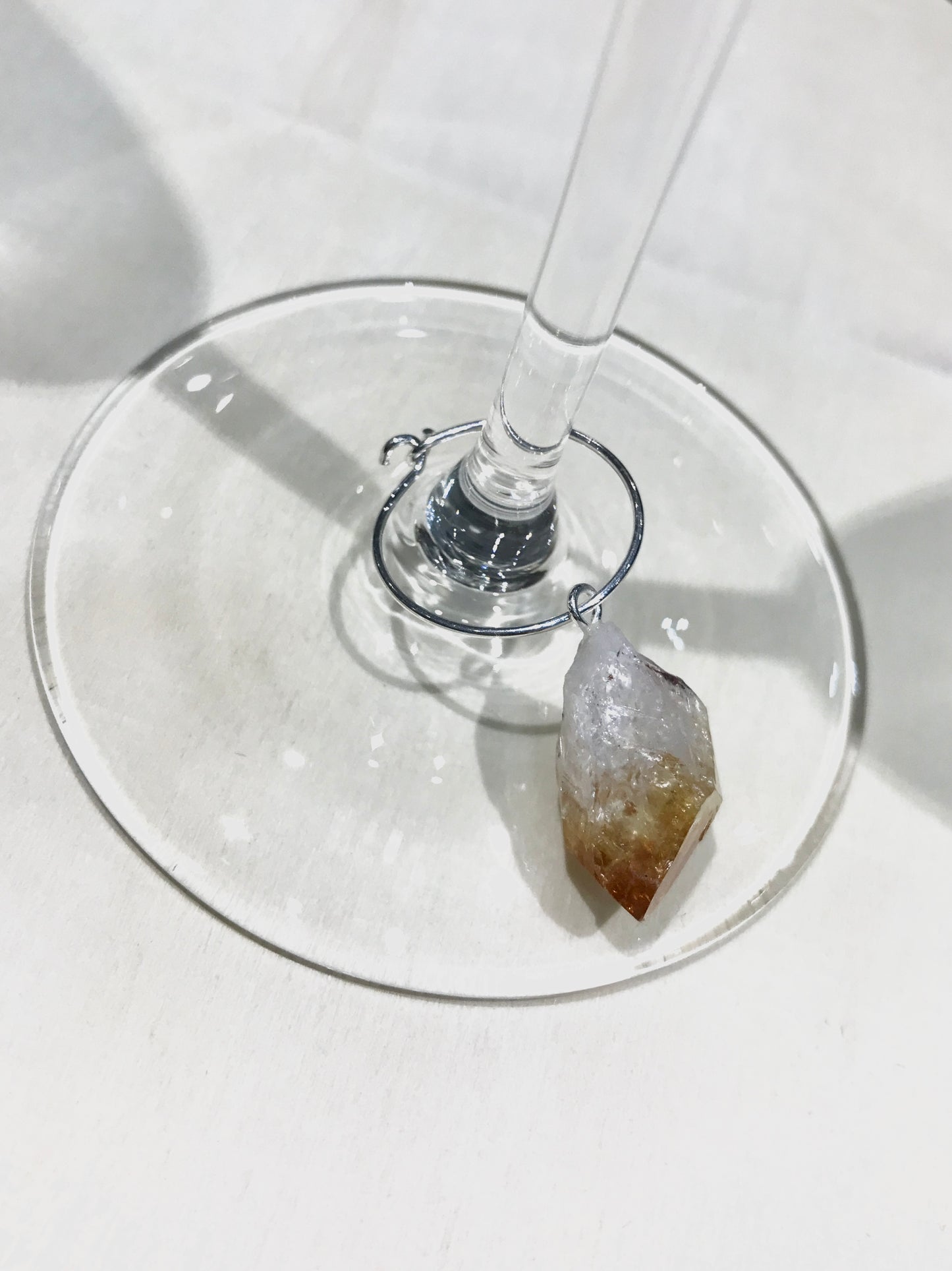 Wine Charms - Rose Quartz, Citrine, Amethyst, Clear Quartz