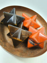Load image into Gallery viewer, Merkaba - Tigers Eye, Red Jasper
