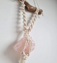 Load image into Gallery viewer, Macrame - Rose Quartz
