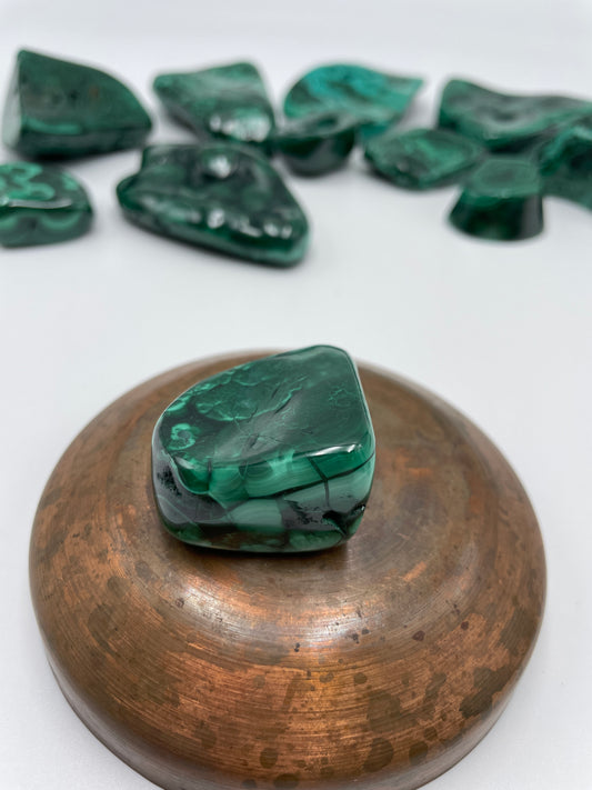 Malachite Polished Bubble - H