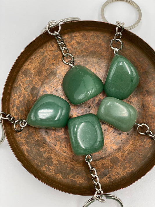 Aventurine Keyring