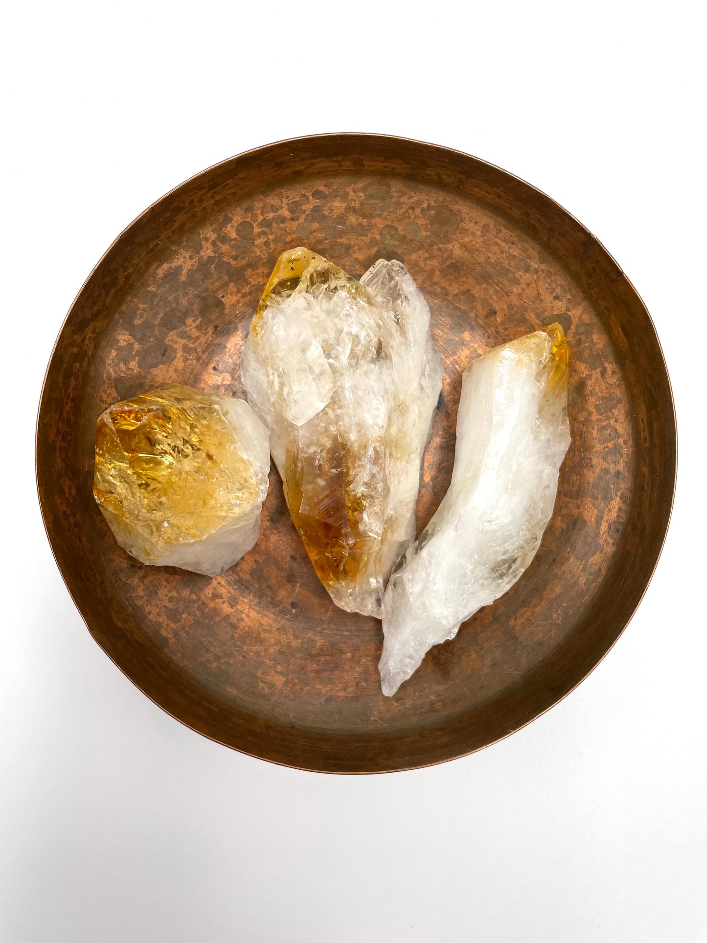 Citrine Rough Point (Baked Amethyst)