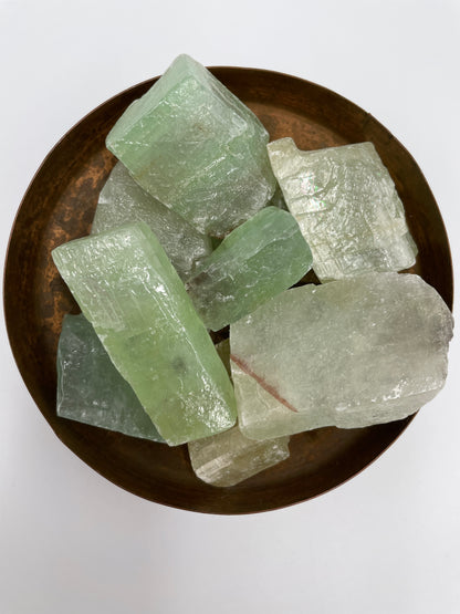 Green Optical Calcite Rough