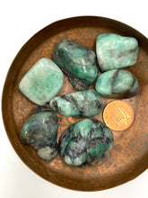 Load image into Gallery viewer, Emerald Tumbled Stone
