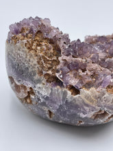 Load image into Gallery viewer, Amethyst with Pseudomorph Cluster Heart Large
