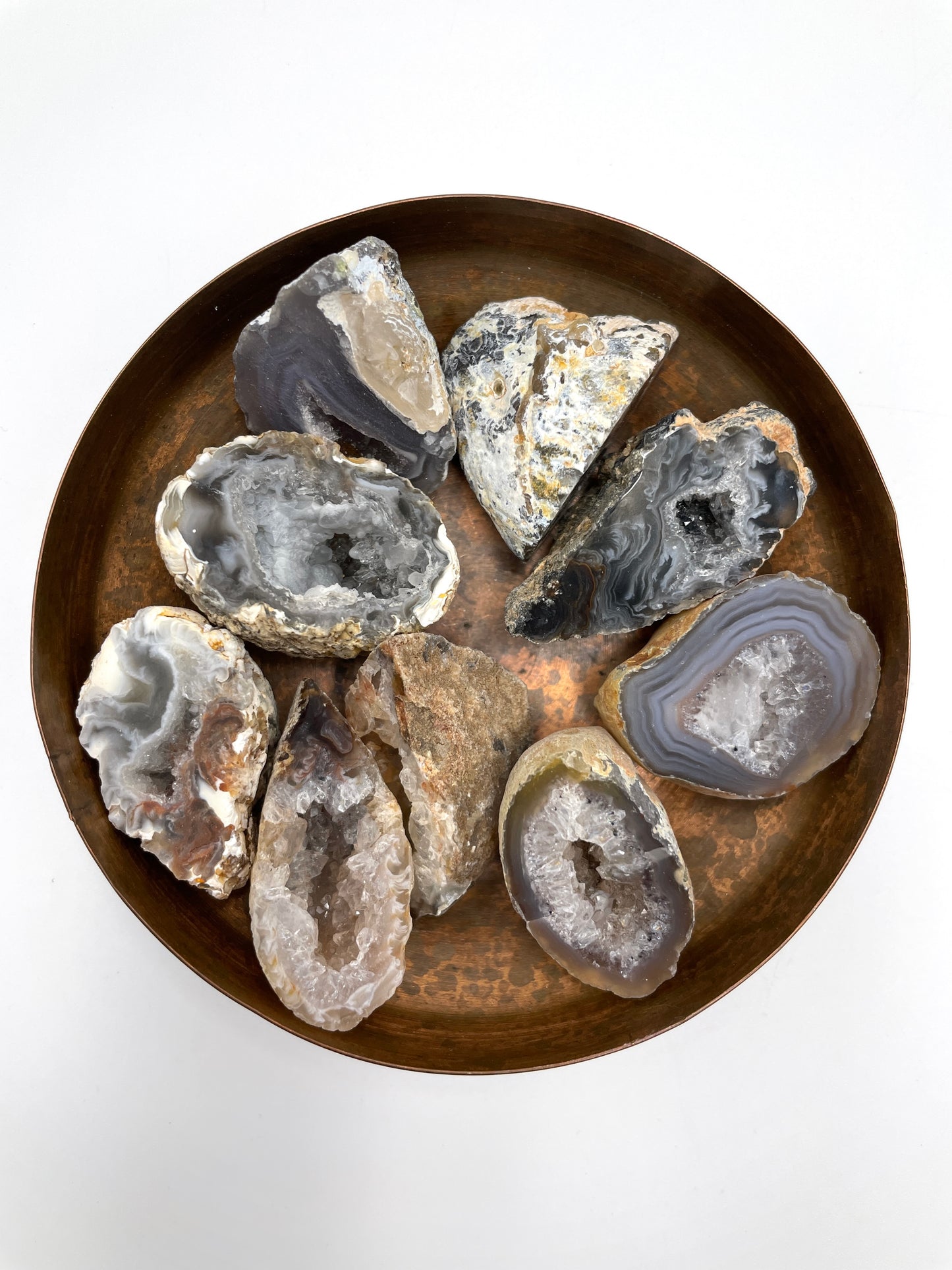 Agate Mini Druzy Geode