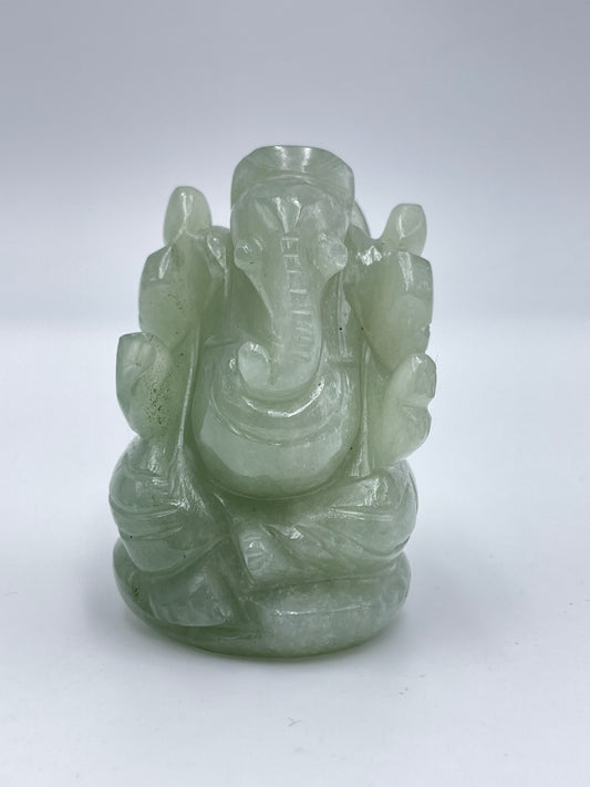 Ganesh - Light Green Aventurine