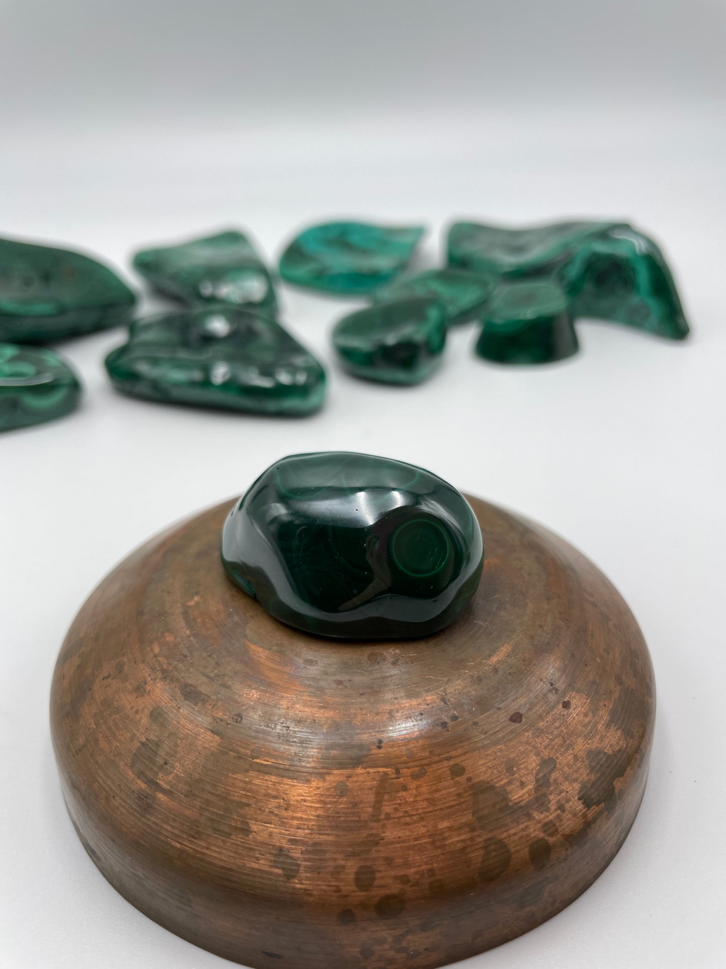 Malachite Polished Bubble - I