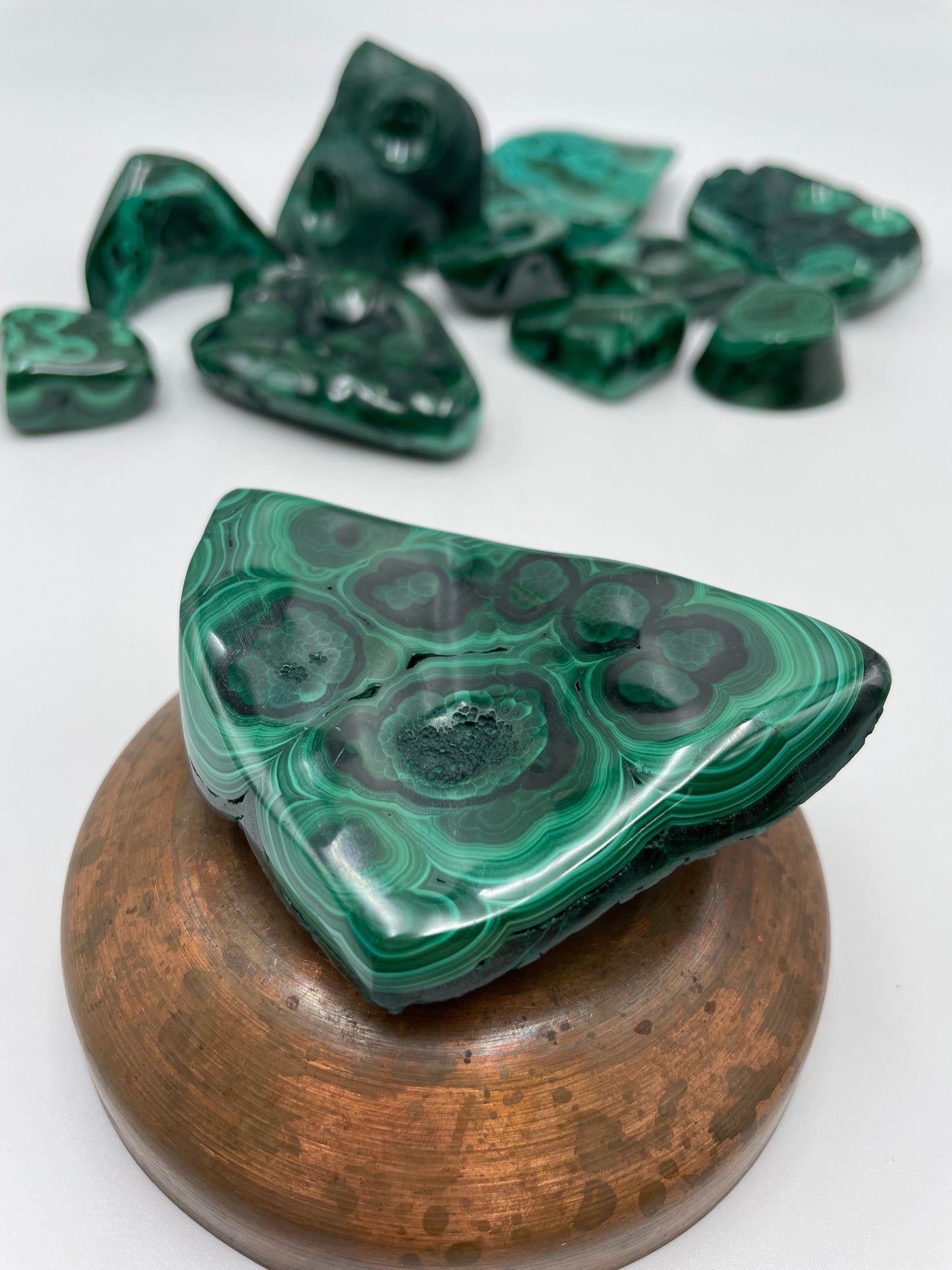 Malachite Polished Bubble - C