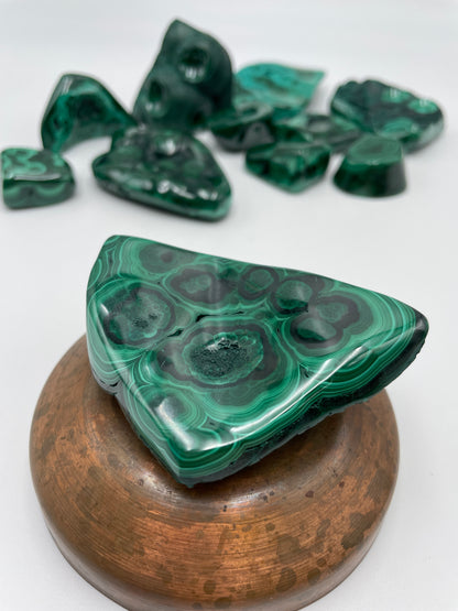 Malachite Polished Bubble - C
