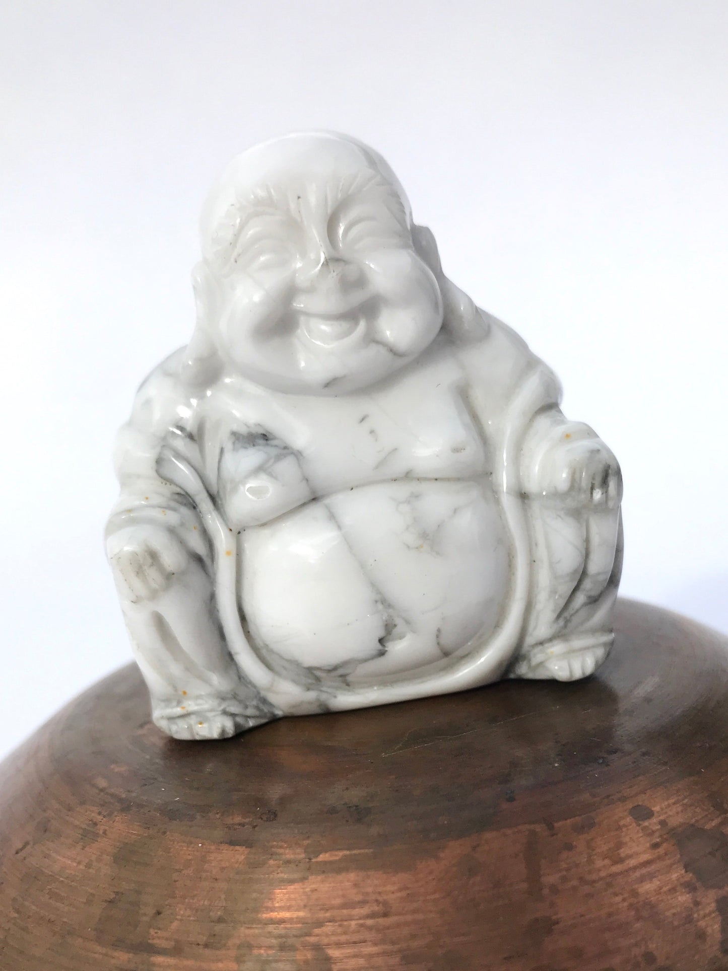 Howlite Buddha