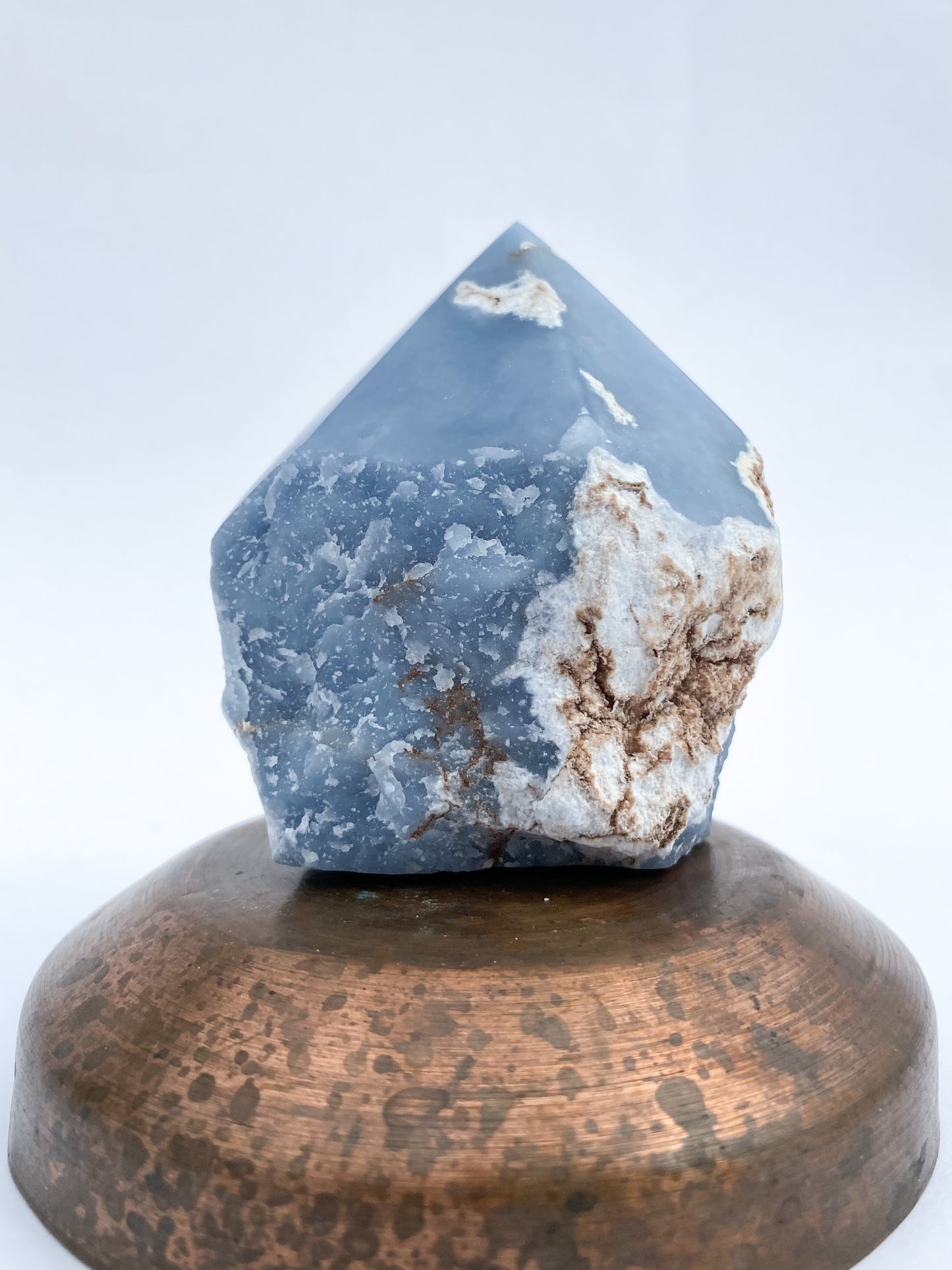Angelite Rough & Polished Point
