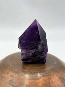 Amethyst Mini Rough & Polished Point