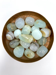 Blue Opal Tumbled Stone