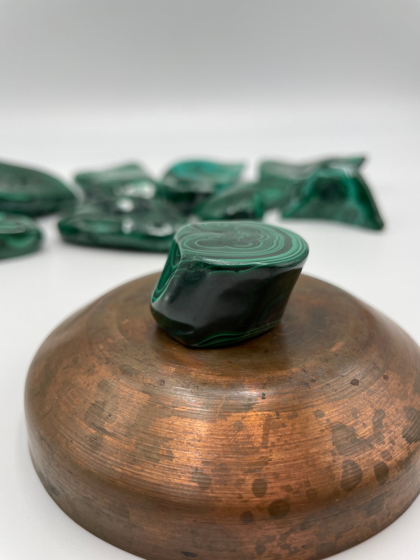 Malachite Polished Bubble - J