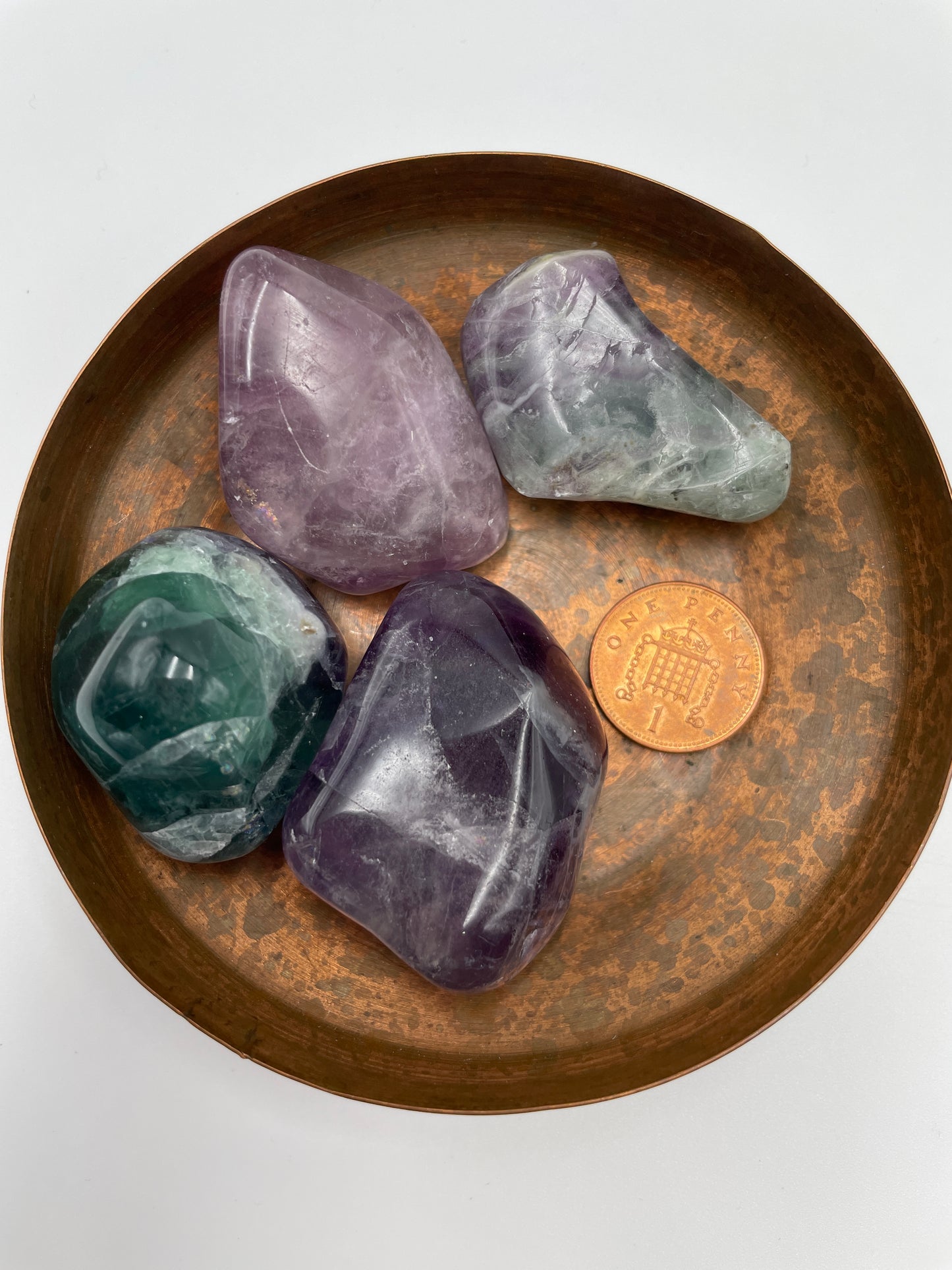 Rainbow Fluorite Tumbled Stone