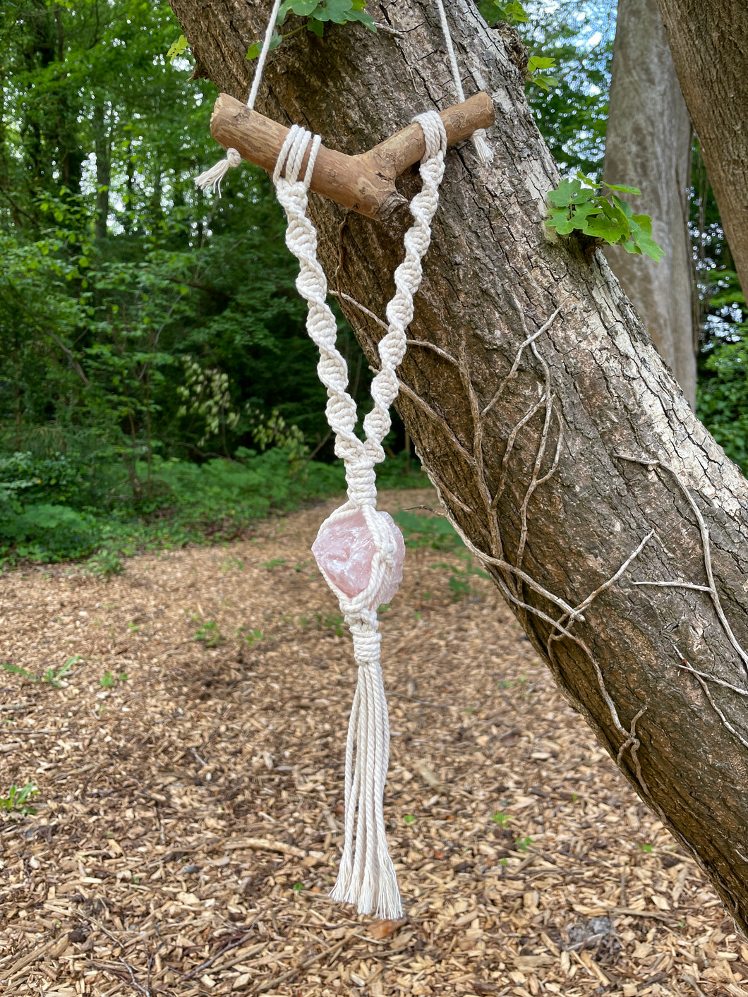 Macrame - Rose Quartz