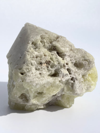 Sulphur Quartz Rough & Polished Point