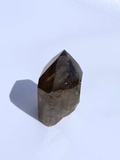 Smokey Quartz Rough & Polished Point