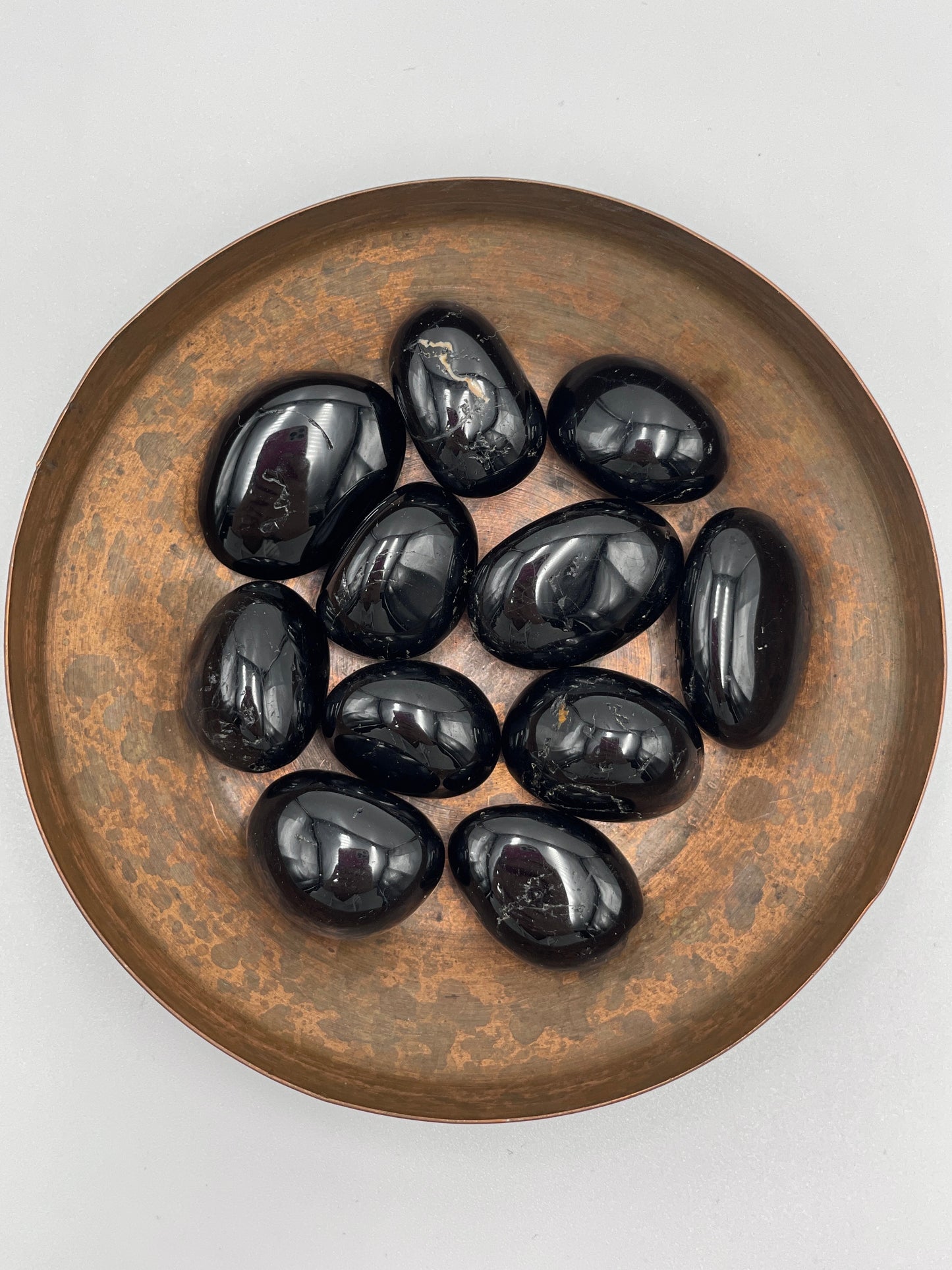 Black Tourmaline Tumbled Stone - Extra Quality